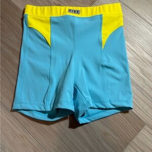 Five dancewear shorts